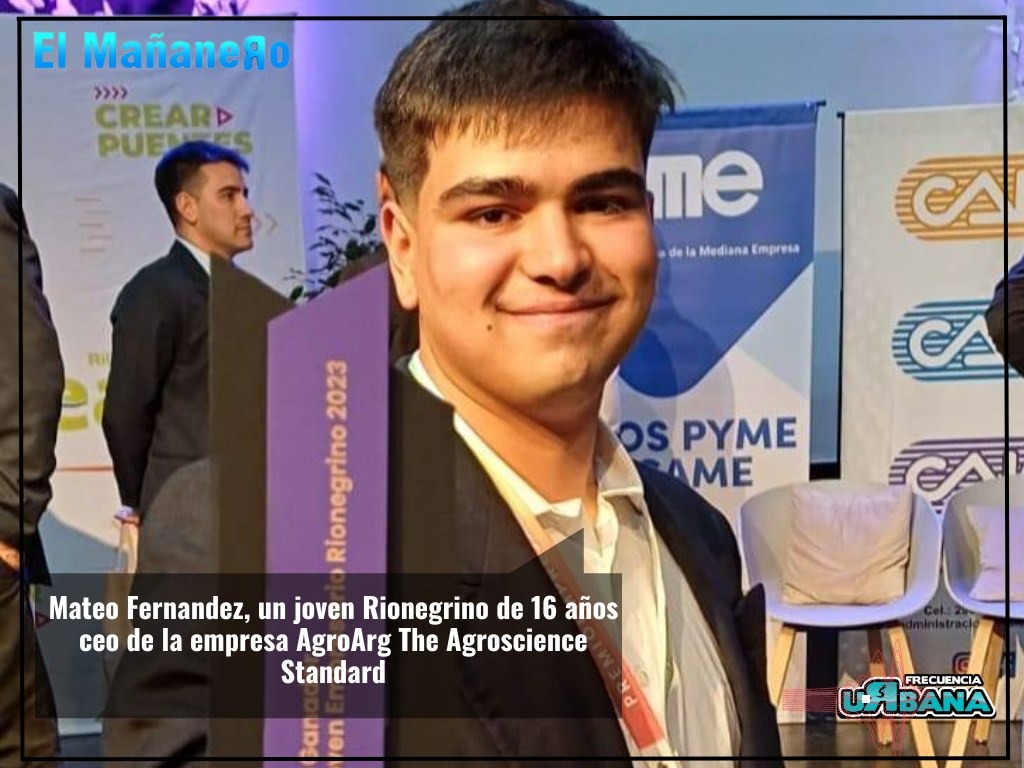 𝐌𝐚𝐭𝐞𝐨 𝐅𝐞𝐫𝐧𝐚𝐧𝐝𝐞𝐳; 𝐂𝐞𝐨 𝐝𝐞 𝐥𝐚 𝐞𝐦𝐩𝐫𝐞𝐬𝐚 𝐀𝐠𝐫𝐨𝐀𝐫𝐠 𝐜𝐨𝐧 𝐬𝐨𝐥𝐨 𝟏𝟔 𝐚𝐧̃𝐨𝐬